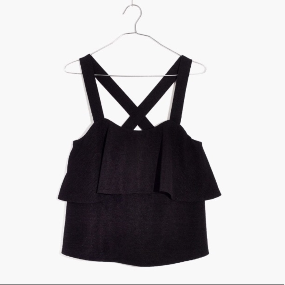 Madewell Texture & Thread Tiered Top